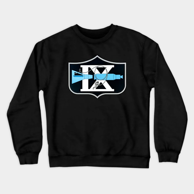 Gemini IX (Gemini 9) NASA Mission Crew Patch Crewneck Sweatshirt by jutulen